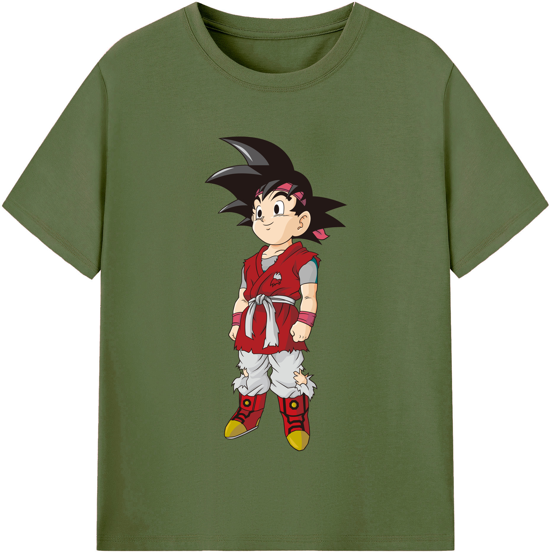 （画像用） ドラゴンボール 孫悟空（そん ごくう）Son Goku カカロット DRAGON BALL Kakarotto 綿100％半袖Tシャツ（フロントプリント）
